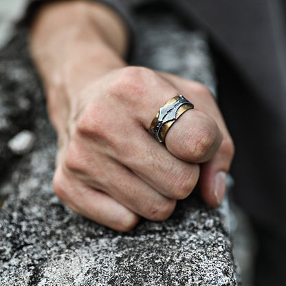 Vintage Men's Datang Grass Ring