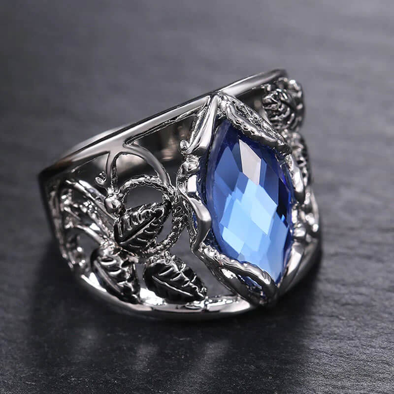 Luxury Sapphire Vintage Ring