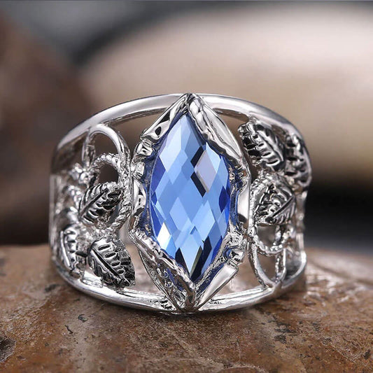 Luxury Sapphire Vintage Ring