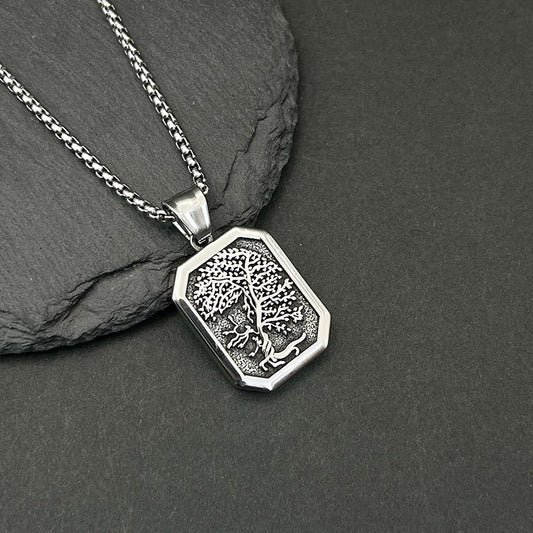 Fashion Tree Pendant Necklace, Jewelry For Men And Women