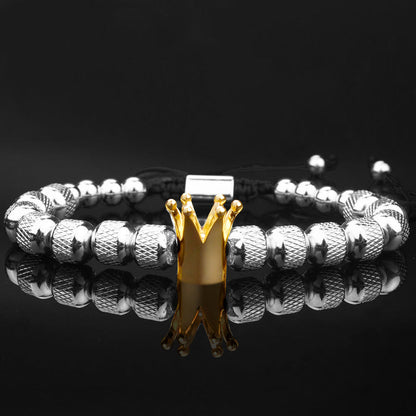 Roman Royal Crown Men Bracelet