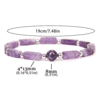 Natural Amethyst Body-purify Slimming Bracelet