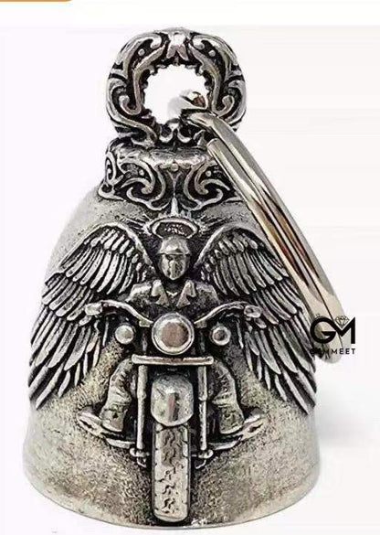 Titanium Steel Motorcycle Bell Pendant