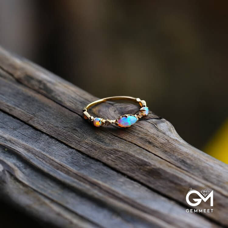 "Love and Sincerity" Romantic Retro Ring