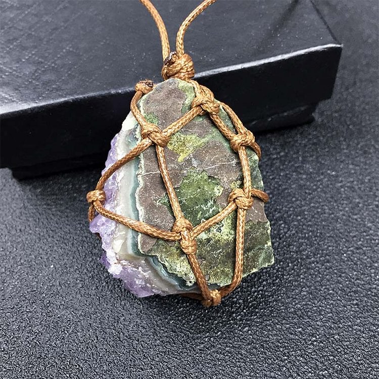 Amethyst Rough Stone Necklace