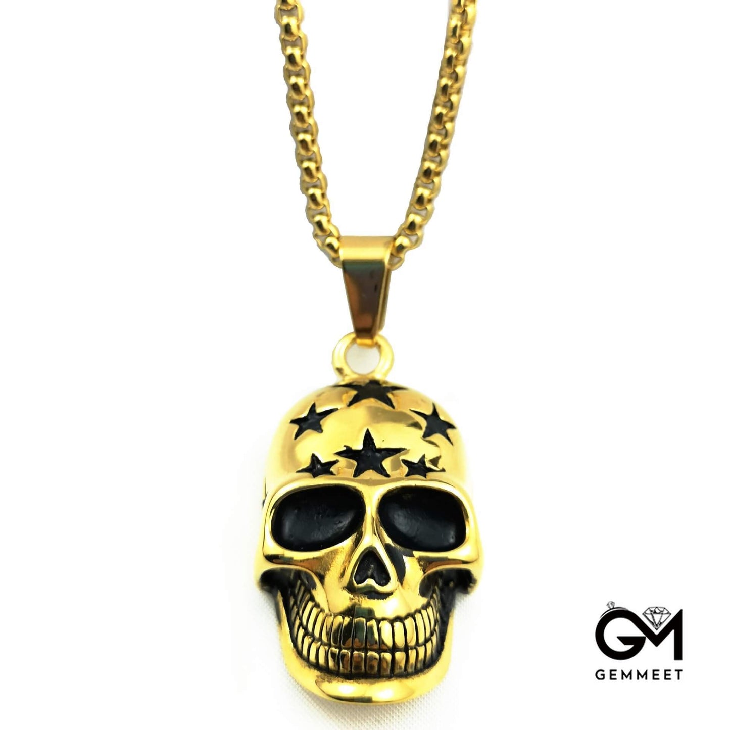 Cool Star Skull Necklace