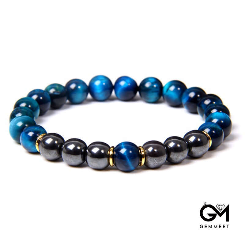 Creative Blue Tiger Eye Bracelet