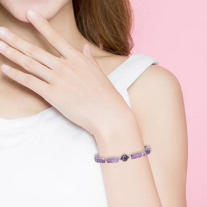 Natural Amethyst Body-purify Slimming Bracelet