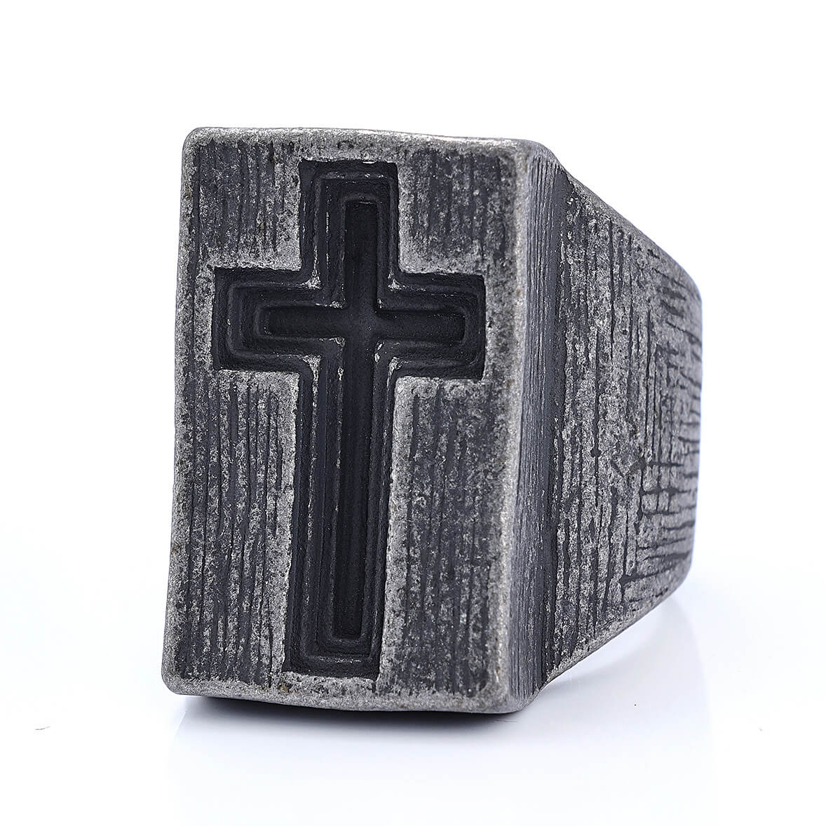 Vintage Heavy Cross Ring