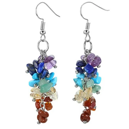 Grape Shape Chakra Orgone Earrings