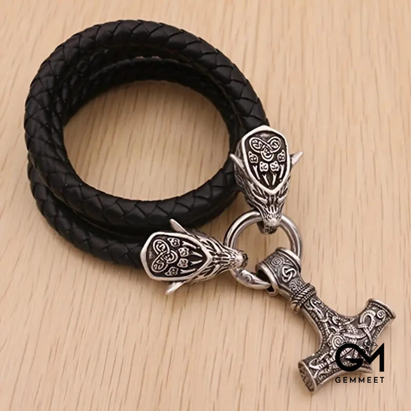 Vintage Viking Thor's Hammer Pendant Necklace