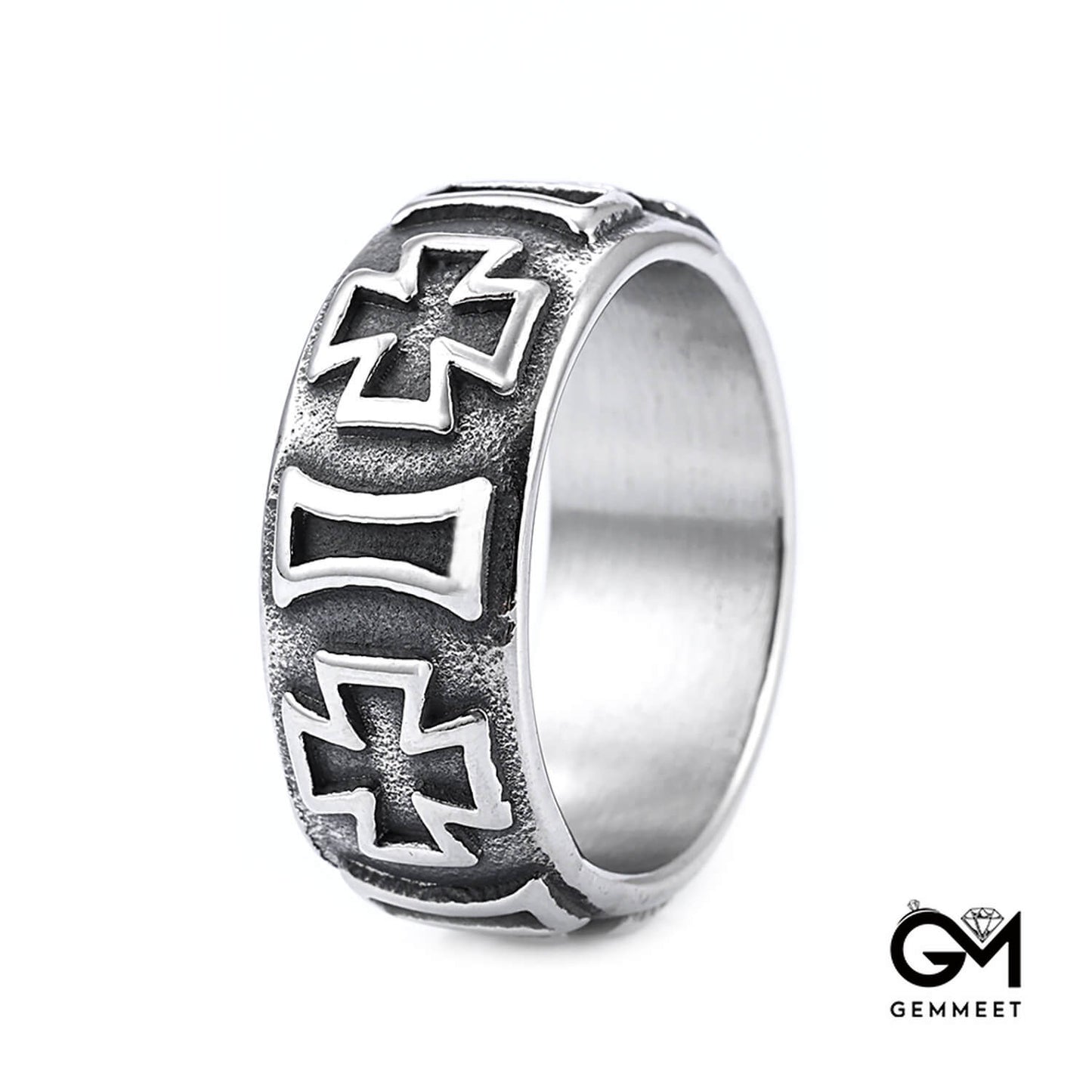 Retro Personality Cross Ring