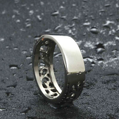 Cross Pattern Retro Trendy Men's Ring