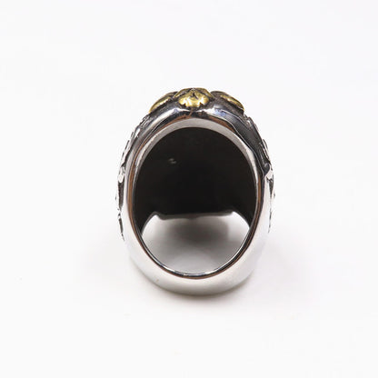 Vintage Stainless Steel Skull Ring