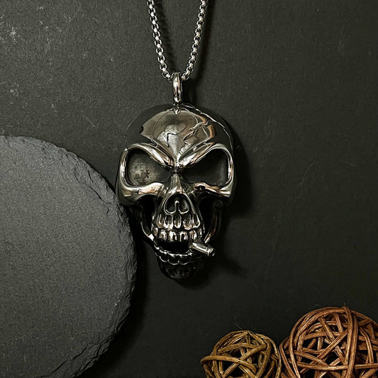 Men's Titanium Steel Skeleton Necklace