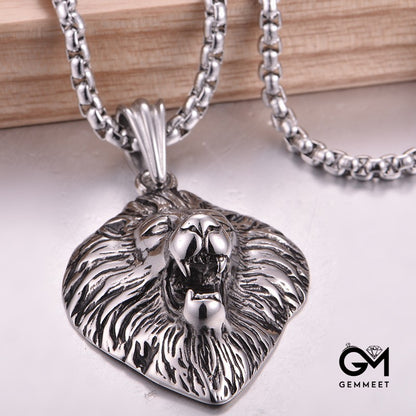 Lion Head Exquisite Stainless Steel Necklace