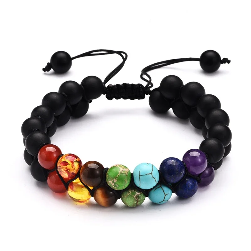 Chakra Double Braid Bracelet