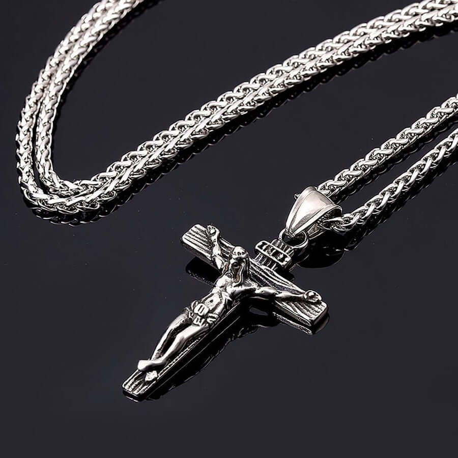 "Life Of Christ" Jesus Cross Necklace