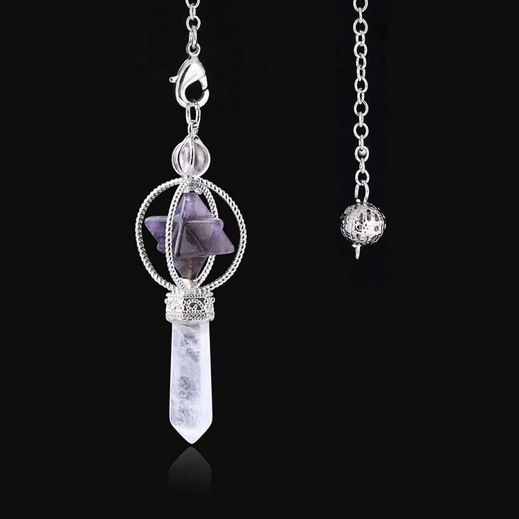 Natural Crystal Stone Pendulum