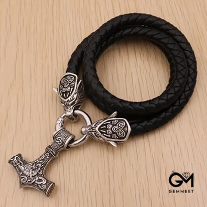 Vintage Viking Thor's Hammer Pendant Necklace