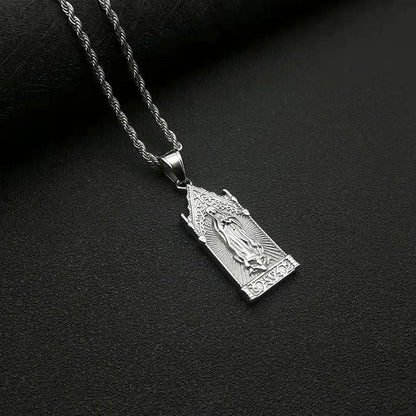 Hip Hop Jewelry Titanium Steel Maria Pendant