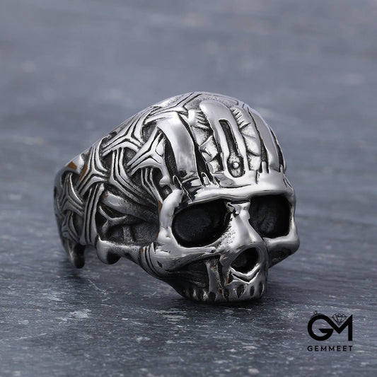 Stainless Steel Skull Personality Ring