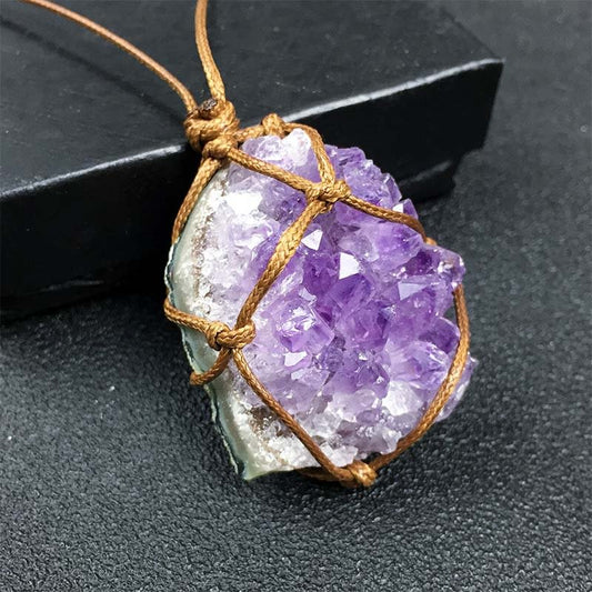 Amethyst Rough Stone Necklace