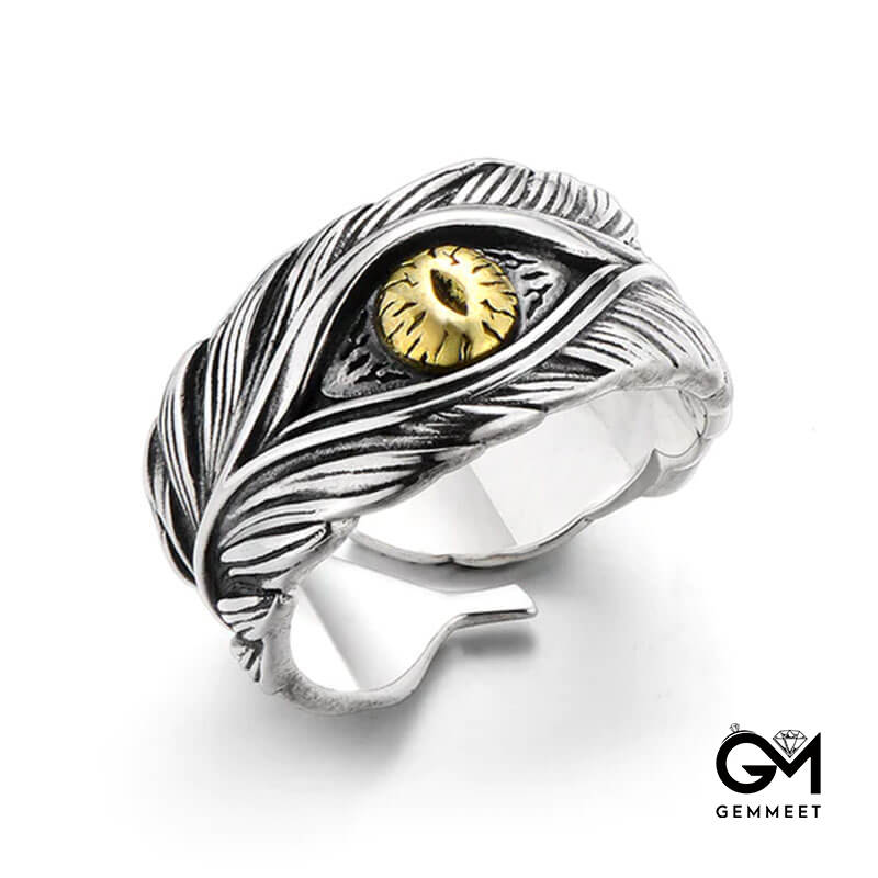 Men's Eye Of God High Street Feather Rings