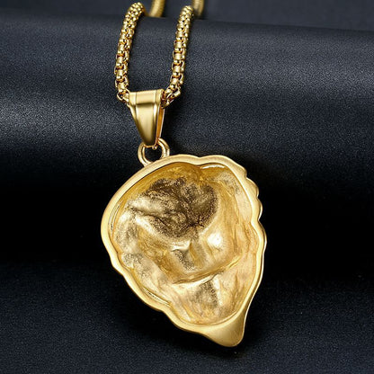 HIPHOP Jewelry Gold-plated Zircon Lion Head Pendant