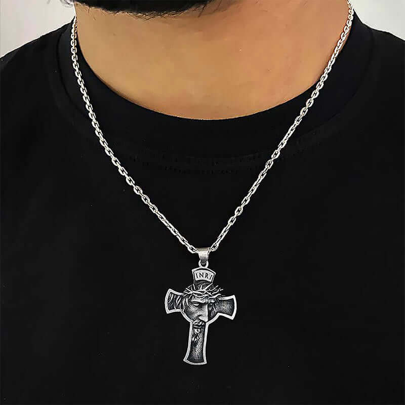 "Tolerance and Compassion" - Religious Crucifix Necklace