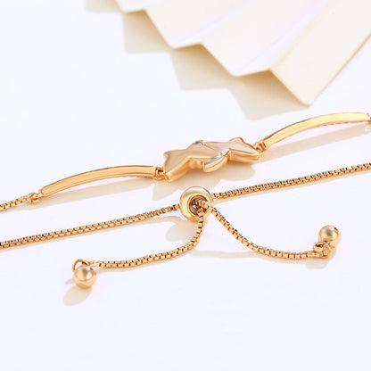 Fashionable Stretch Adjustable Butterfly Bracelet