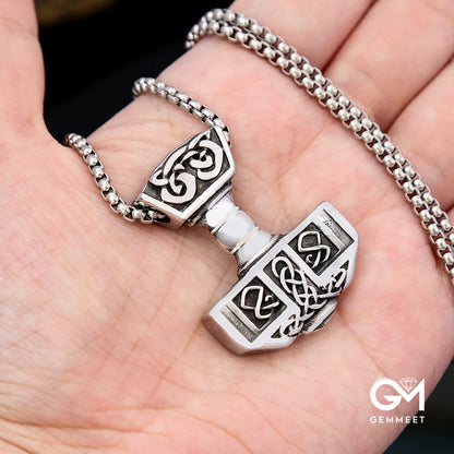 Retro Personality Hammer Necklace