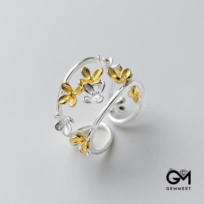 Vintage Osmanthus Open Ring