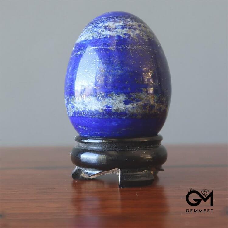 Easter Lapis Lazuli Meditation Vision Crystal Egg