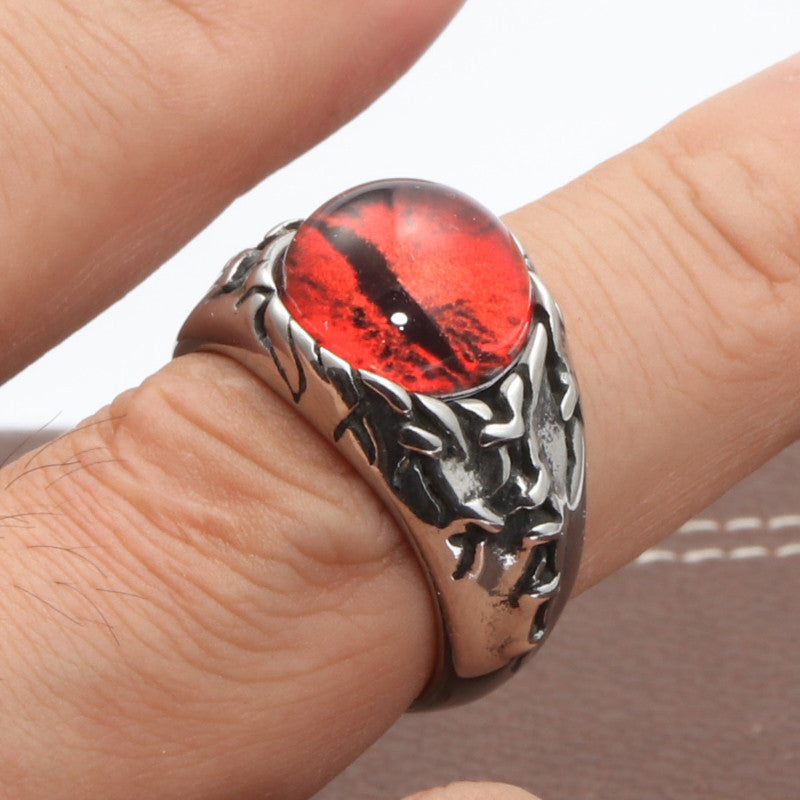 Eye Punk Personalized Trendy Devil's Eye Ring