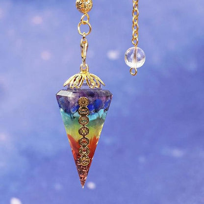 Chakra Orgone Divination Pendulum