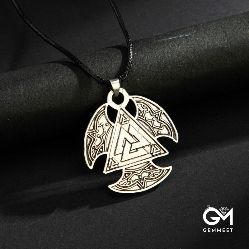 Viking Totem Double-sided Scandinavian Necklace