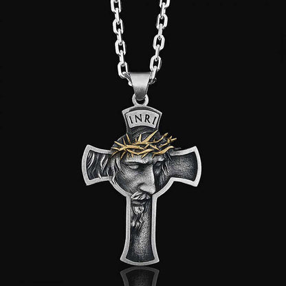 "Tolerance and Compassion" - Religious Crucifix Necklace