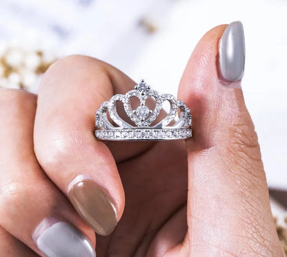 Straighten Your Crown Adjustable Crown Ring