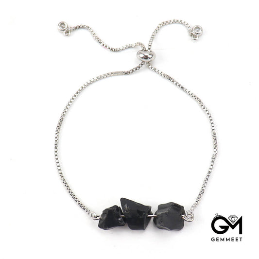 Alloy Simple Stone Bead Bracelet