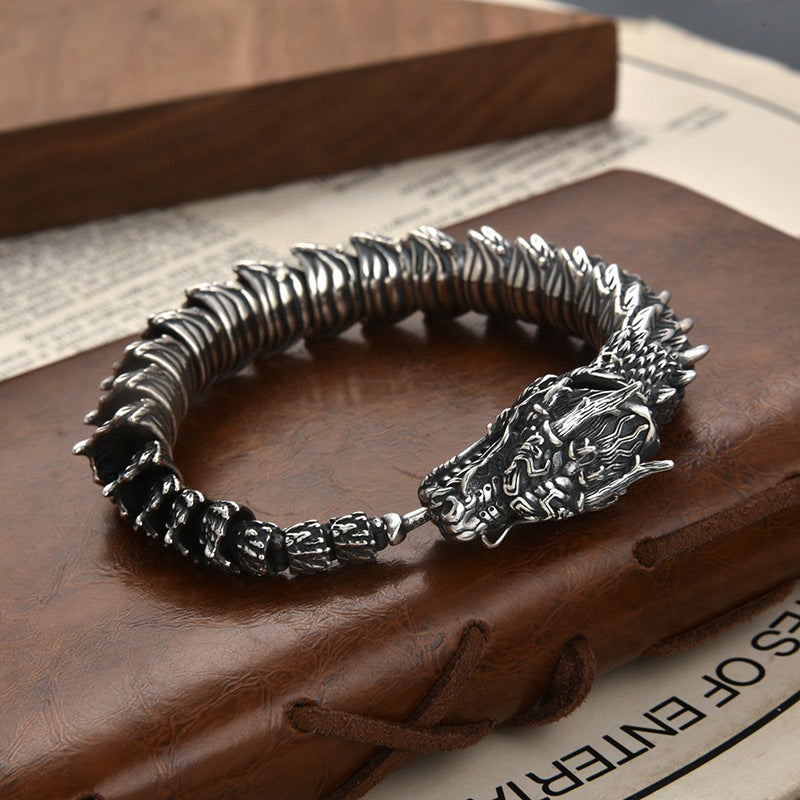 Retro Hip Hop Dragon Bracelet