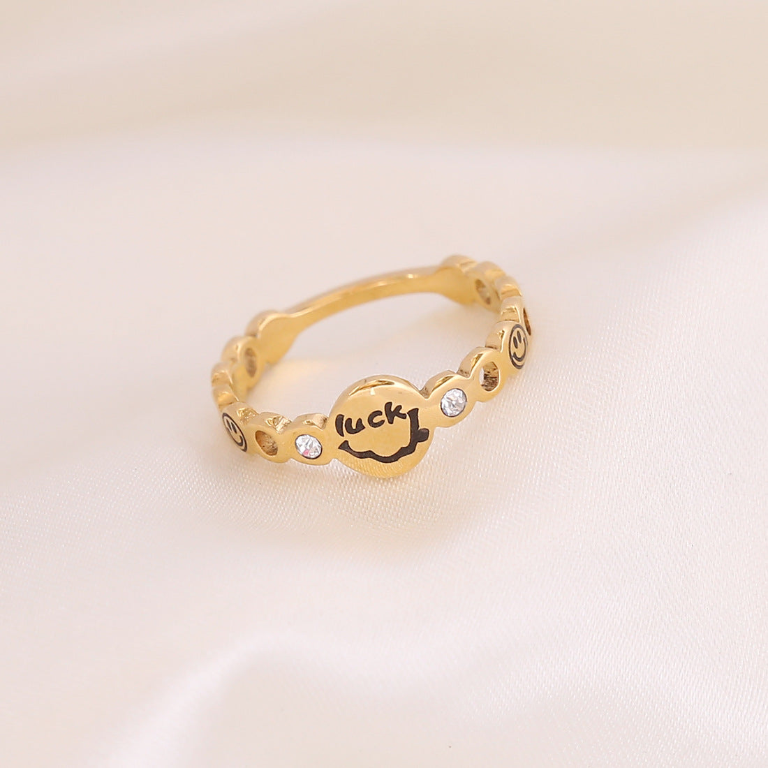 Stars Moon Butterfly Smiley Face Ring