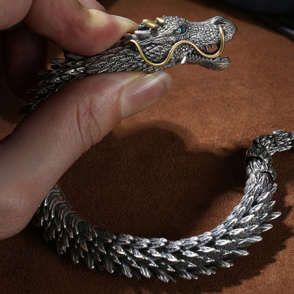 Men's Vintage Dragon Bracelet