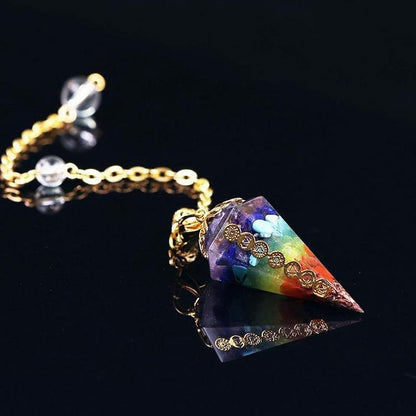 Chakra Orgone Divination Pendulum