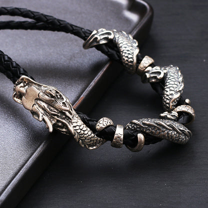 Men's Retro Punk Dragon Bracelet