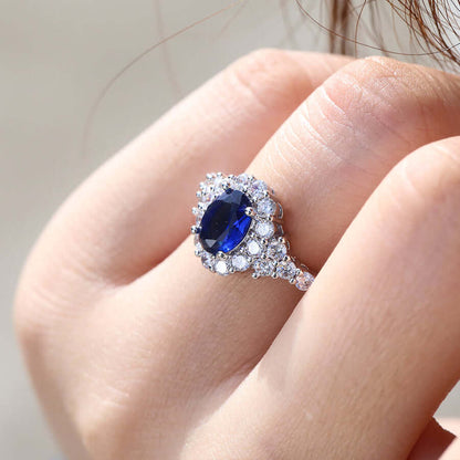 Elegant Sapphire Engagement Ring