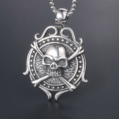 Vintage Skull Alloy Necklace