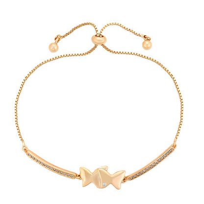 Fashionable Stretch Adjustable Butterfly Bracelet