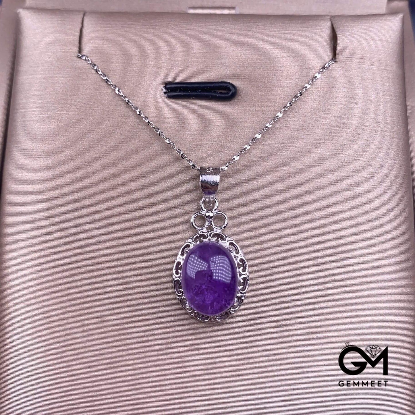 S925 Crystal Simple Pendant