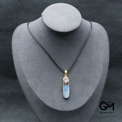 Stone Irregular Long Pendant Necklace